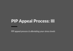 PIP APPEAL PROCESS_III